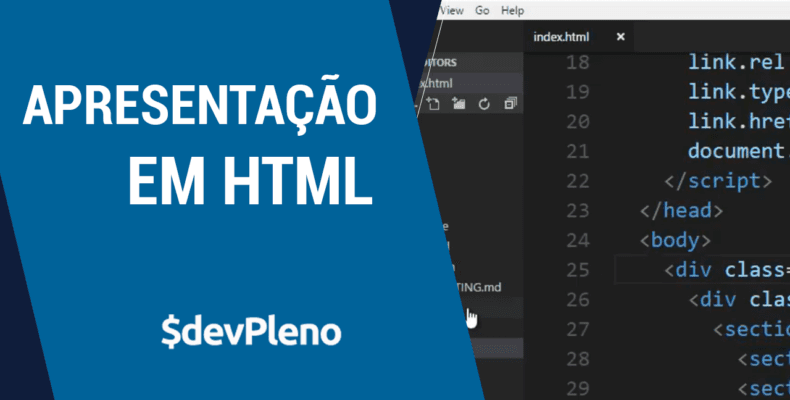 Apresentação em HTML