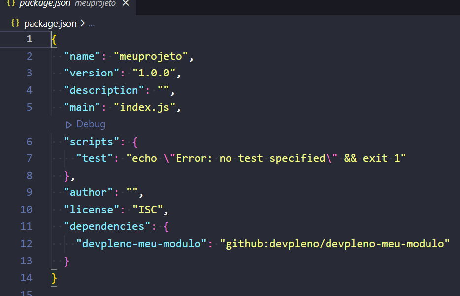 Package.json