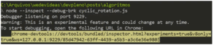 Visualizando a url