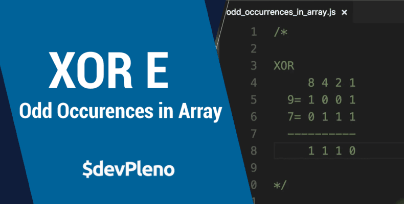 Dica e Algoritmo: XOR e Odd Occurences in Array