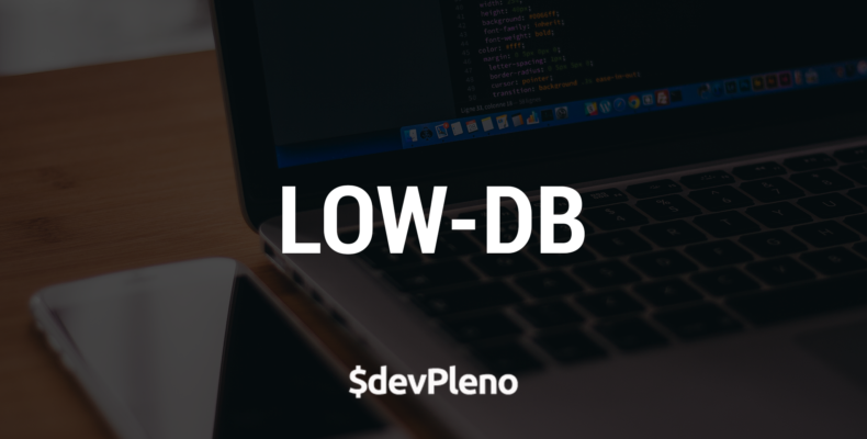 Low-DB - Banco de dados para NodeJS baseado em JSON